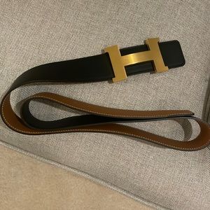 Hermes reversible belt